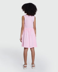 OVS Pink Dress For Girls – Tickled & Twirl Pink / 9-10 Y