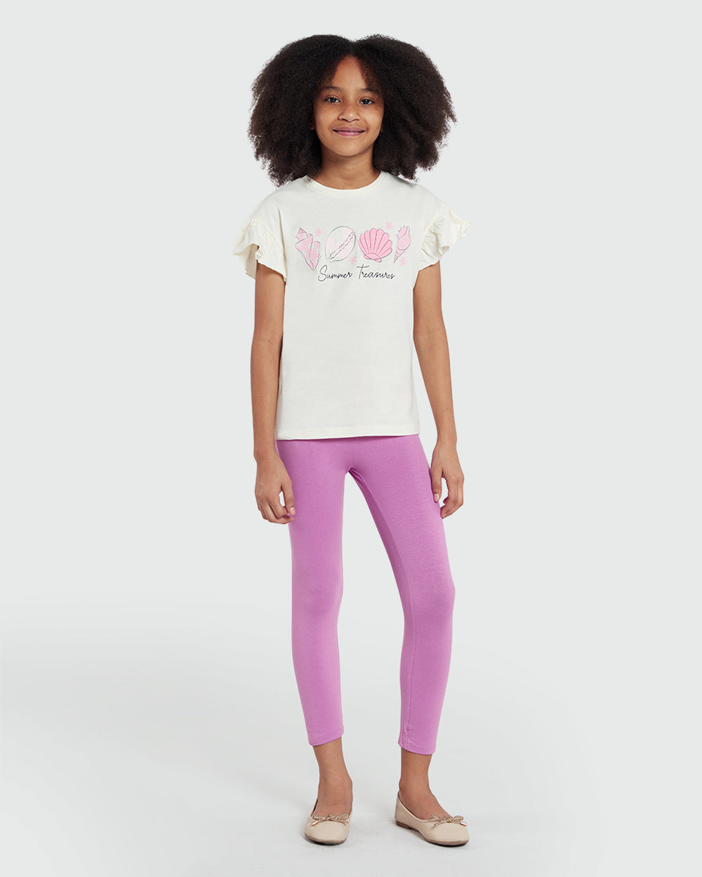 Girls' Graphic Tee In Antique White – By OVS White / 9-10 Y