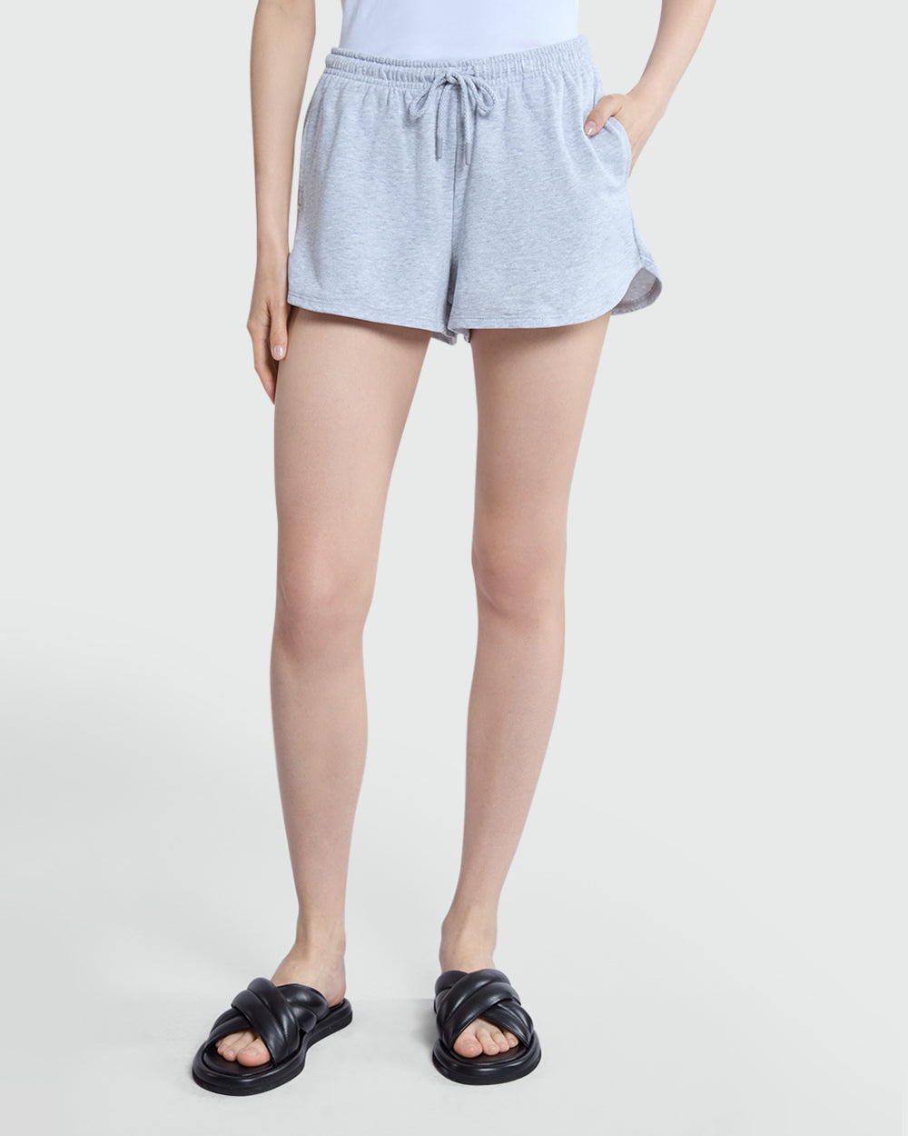 OVS Woman Shorts In French Light Grey Grey / M