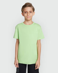 OVS Cotton Tee For Boys In Green Green / 9-10 Y