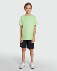 OVS Cotton Tee For Boys In Green Green / 9-10 Y
