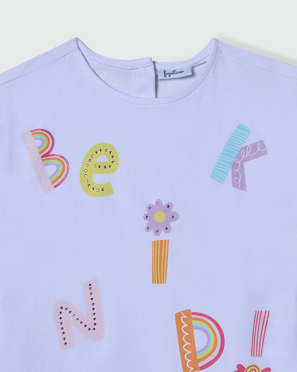 OVS GIRLS T-SHIRT LETTERING WHITE / 24-30 M
