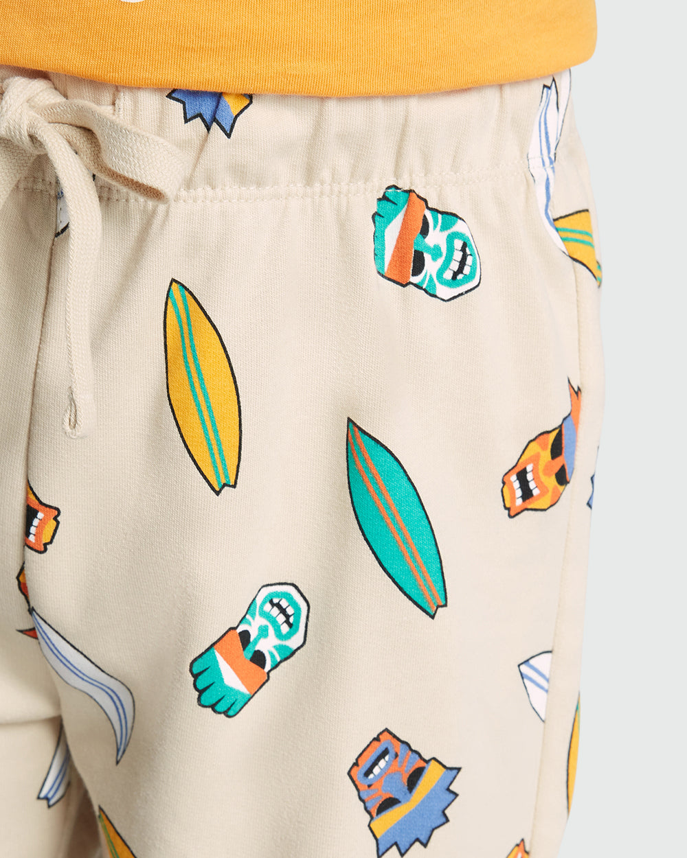 Aop Shorts For Boys – Black & Beige By OVS Black/Brown / 9-10 Y