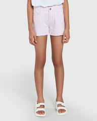 OVS Striped Shorts For Girls – Multicolour Fun Multicolour Striped / 9-10 Y