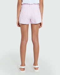 OVS Striped Shorts For Girls – Multicolour Fun Multicolour Striped / 9-10 Y