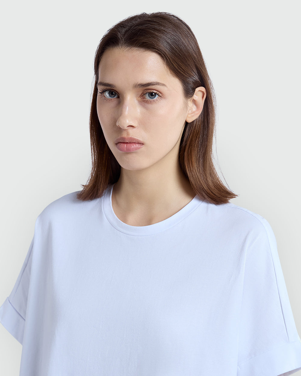 OVS Woman Oversized Cotton Tee – Optical White White / L/XL