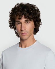 Pearl Blue Crew Neck Tee For Men – OVS Grey / L