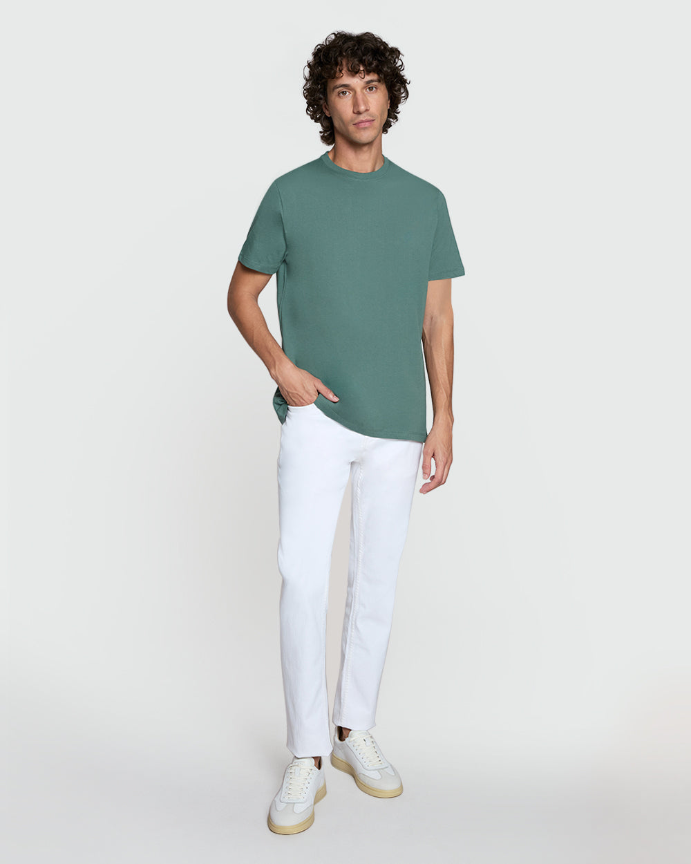 Urban Chic Men’S Crew Tee By OVS Grey / L