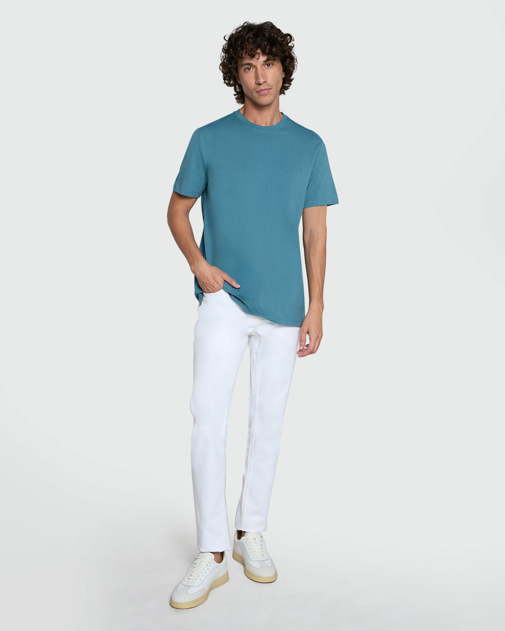 OVS Men's Basic Tee In Hydro Green Green / L