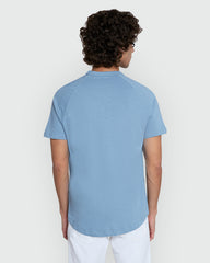 OVS Men’S Garda Crew Neck Tee – Citadel Blue Azure / L