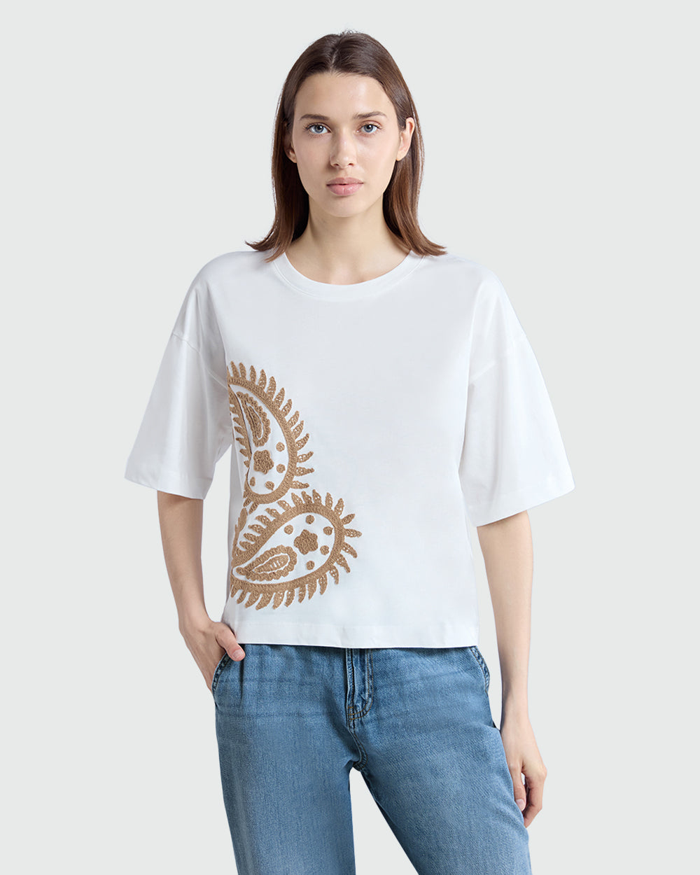 Coconut Milk Tee For Women By OVS White / M
