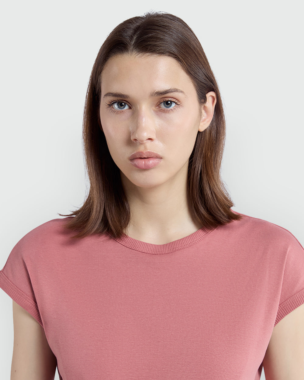 WoMen's Ribbed Kimono In Desert Sand – OVS Pink / M