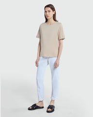 OVS Woman Boxy Summer Sand Tee Grey / M