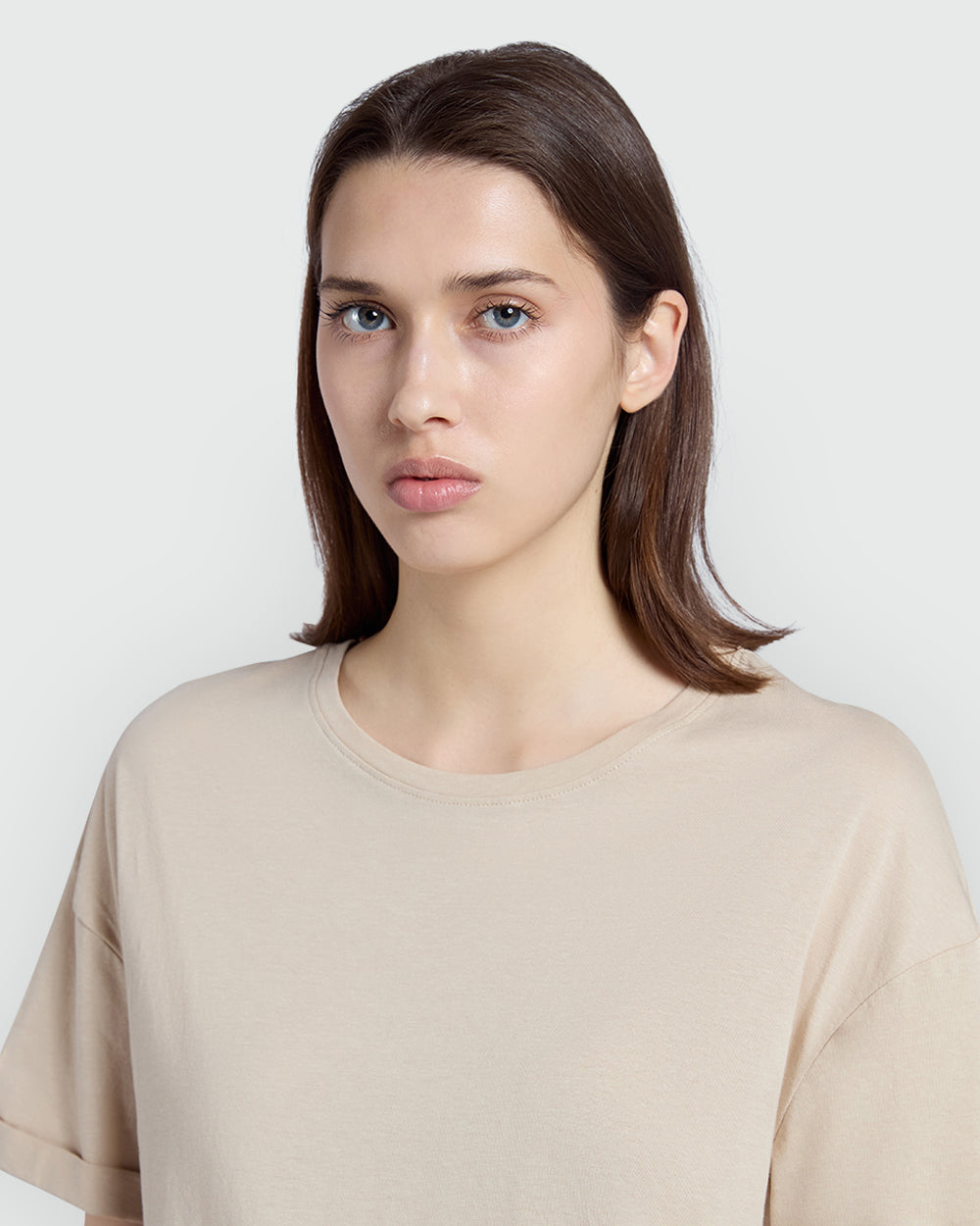 OVS Woman Boxy Summer Sand Tee Grey / M