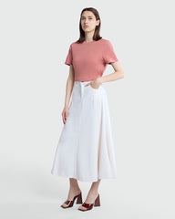 OVS Woman Brick Dust Tee For Everyday Style Pink / M