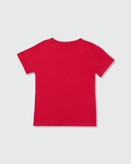 OVS BOYS BASIC T-SHIRT RED / 24-30 M