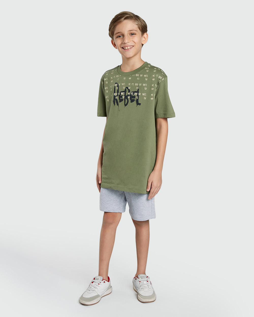 Basic Shorts For Boys In Grey Melange – OVS Essentials Grey / 10-11 Y