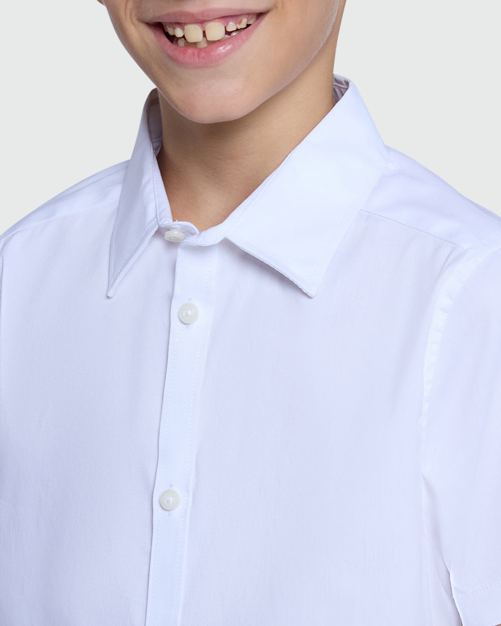 Bright White Short Sleeve Shirt For Boys – OVS White / 9-10 Y