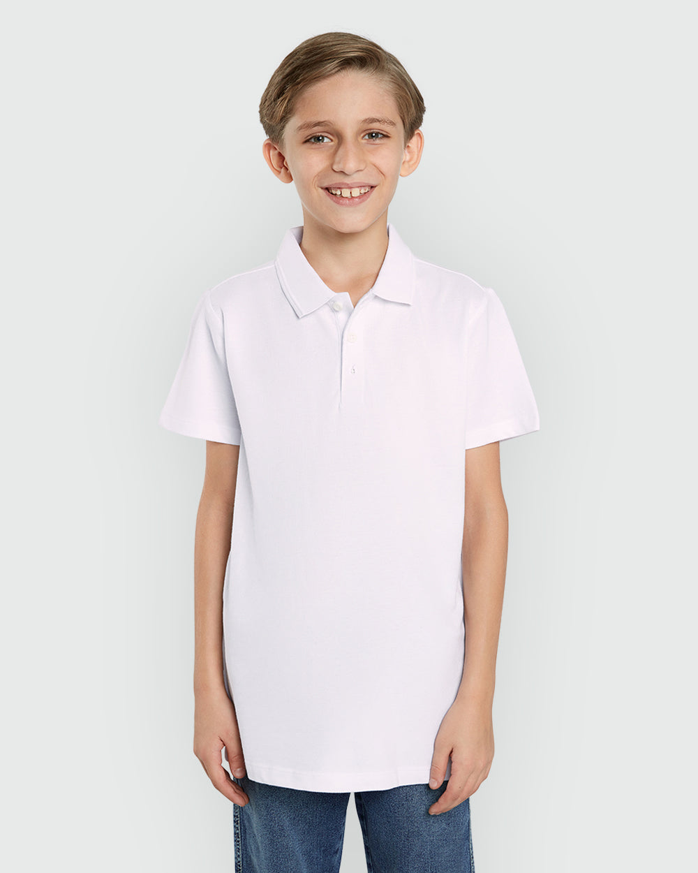 Bright White Polo For Boys – OVS Smart Essential White / 9-10 Y