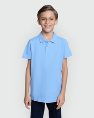 OVS Polo Shirt In Placid Blue – Boys’ Classic Azure / 9-10 Y