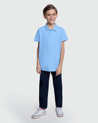 OVS Polo Shirt In Placid Blue – Boys’ Classic Azure / 9-10 Y