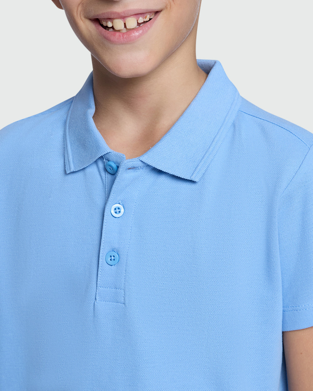 OVS Polo Shirt In Placid Blue – Boys’ Classic Azure / 9-10 Y