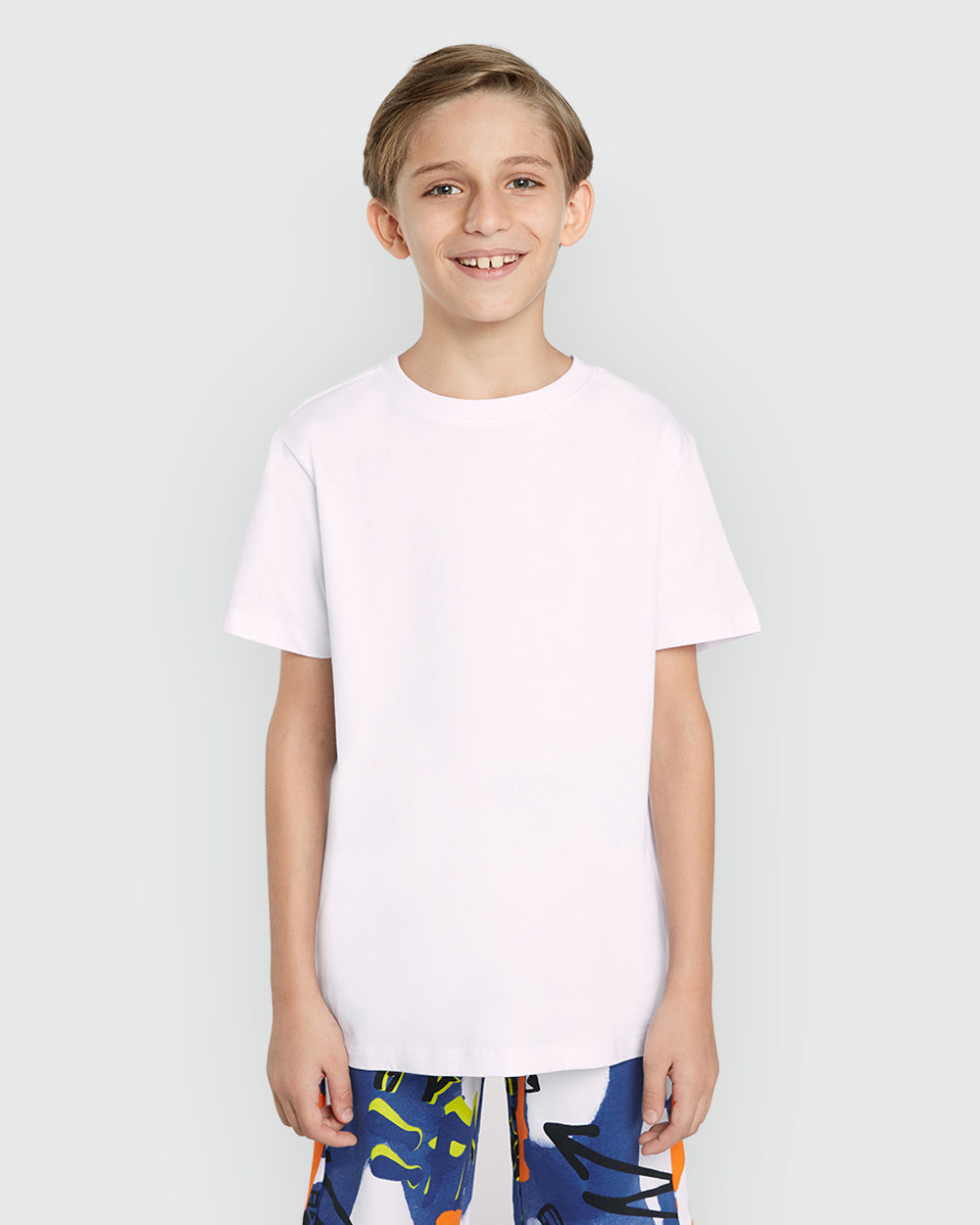 Boys’ White Tee With Short Sleeves – OVS Staple White / 9-10 Y