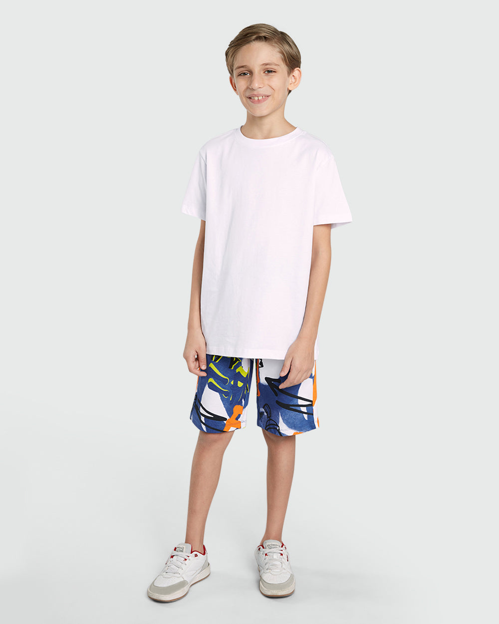 Boys’ White Tee With Short Sleeves – OVS Staple White / 9-10 Y