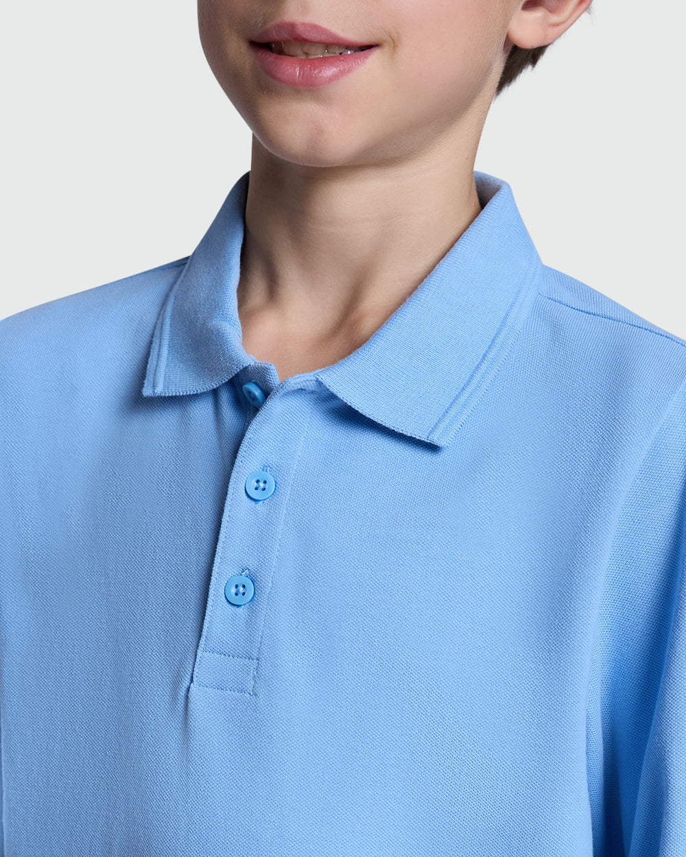 Long Sleeve Placid Blue Polo – OVS Boys’ Essential Azure / 9-10 Y