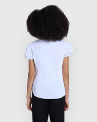 OVS Girls’ Short Sleeve Shirt In Bright White White / 9-10 Y