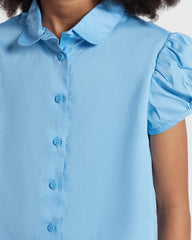 Placid Blue Shirt For Girls – OVS Summer Edit Azure / 9-10 Y