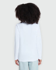 Girls’ Long Sleeve Polo In White – OVS Classic White / 9-10 Y