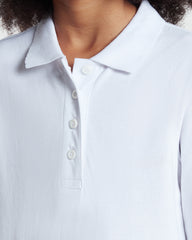 Girls’ Long Sleeve Polo In White – OVS Classic White / 9-10 Y