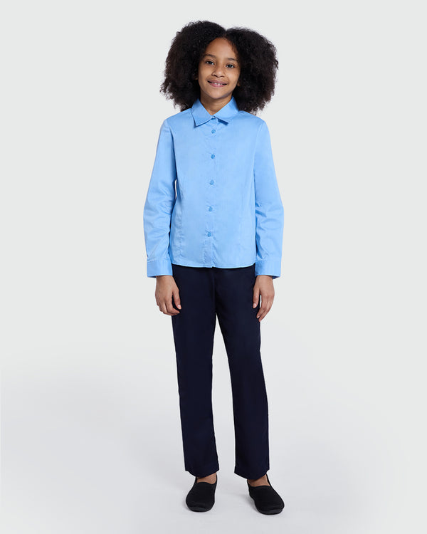 Long Sleeve Shirt For Girls – OVS In Placid Blue Azure / 9-10 Y