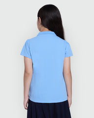 Short Sleeve Polo For Girls In Placid Blue – OVS Azure / 9-10 Y