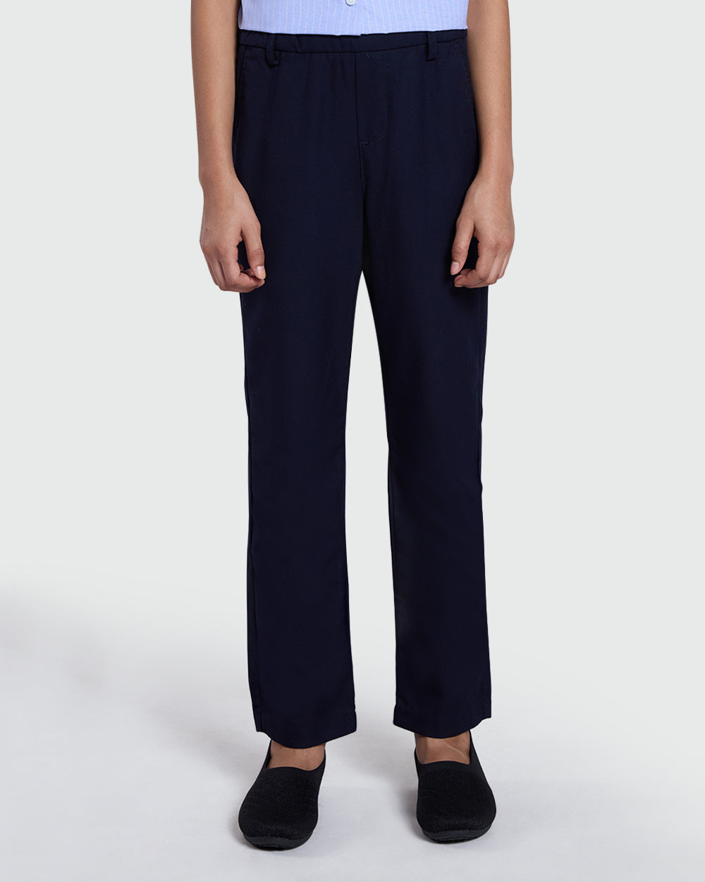 OVS Girls’ Formal Trousers In Dark Navy Blue / 9-10 Y
