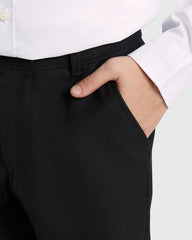 OVS Black Formal Trousers For Boys Black / 9-10 Y