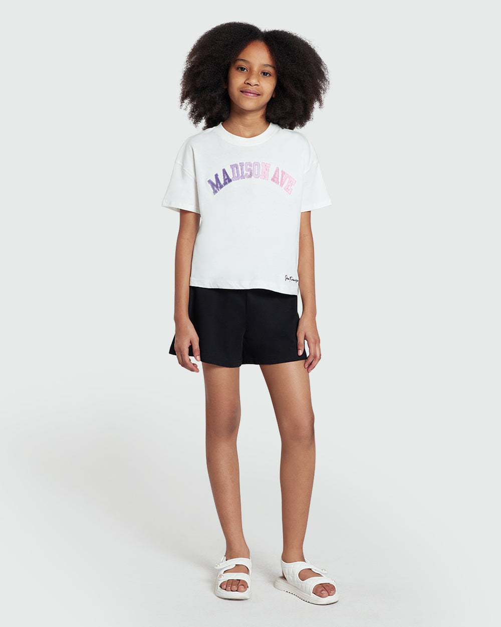 OVS French Terry Sweatshirt In Black Beauty – Girls’ Pick Black / 11 -12 Y
