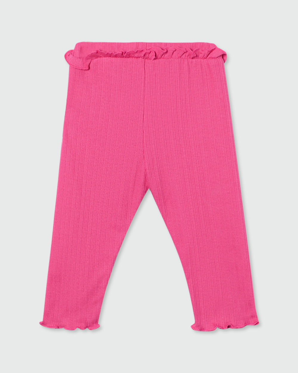 OVS GIRLS BOTTOMS 3/4 KNIT LEGGINGS PINK / 24-30 M