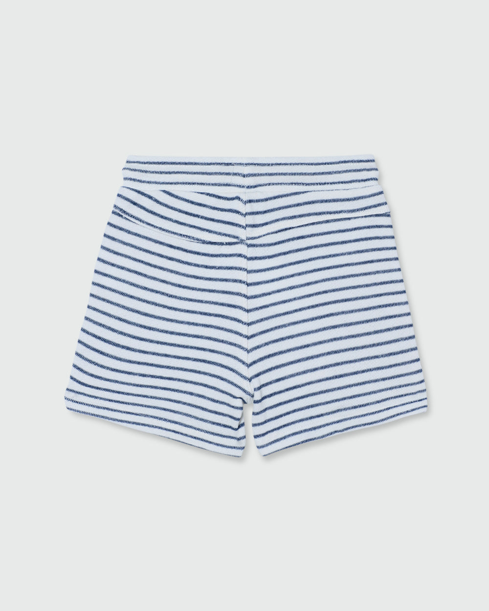 Ovs Kids Boy Striped Cotton Shorts With Drawstring Green / 24-30 m