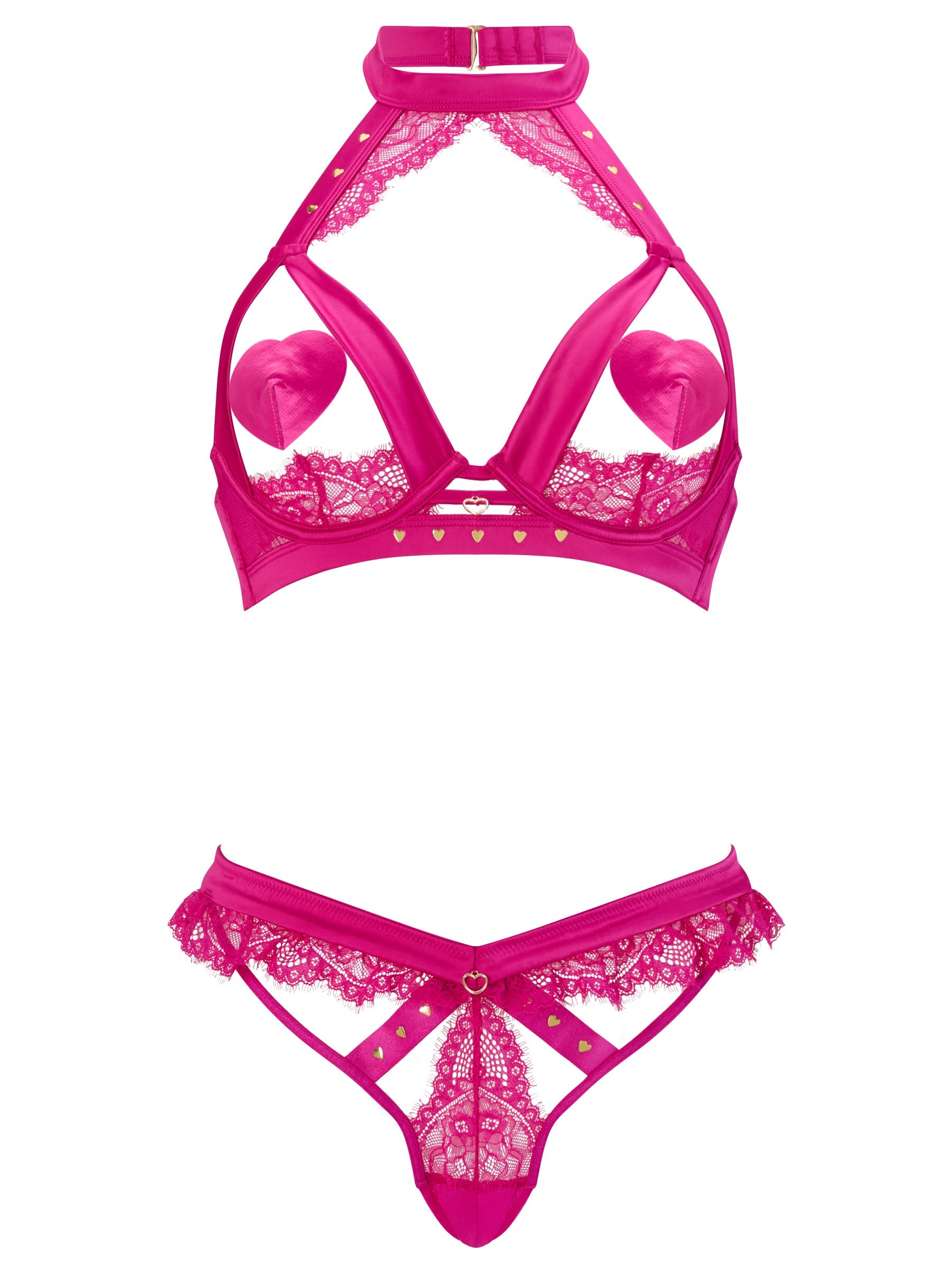 Ann Summers Unlace Me Crotchless Set