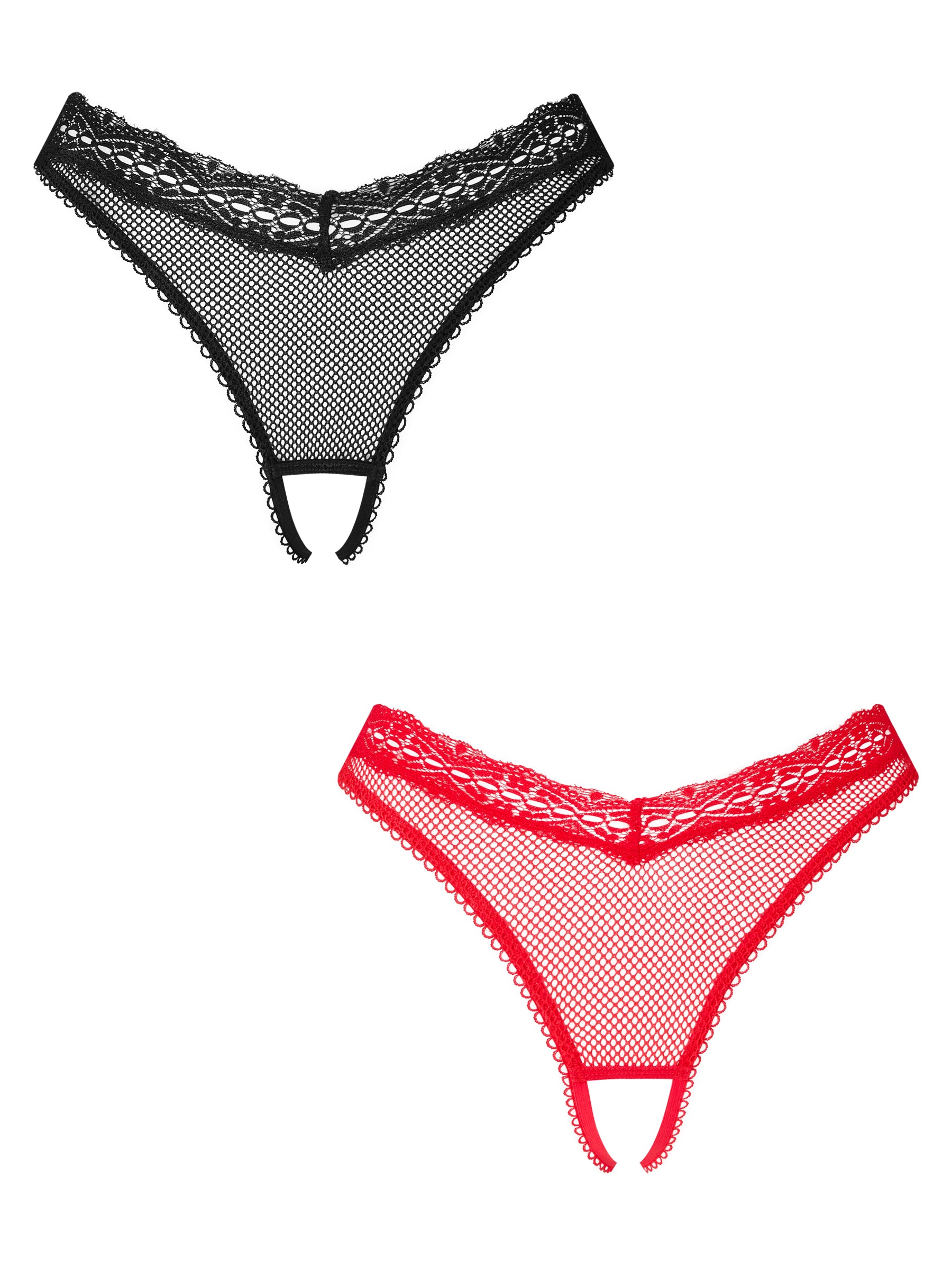 Ann Summers Double Date Crotchless Brazilian 2 Pack