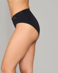 LA SENZA AMBRA BONDI BARE HI CUT BLACK BRIEF BLACK / 8/10