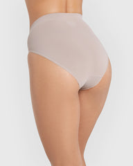 La Senza Ambra Bondi Bare Hi Cut White Brief NUDE / 10/12