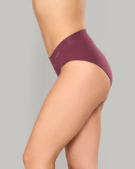LA SENZA AMBRA BONDI BARE HI CUT MAROON BRIEF BROWN / 8/10