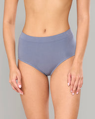 LA SENZA AMBRA ORGANIC CTN FULL BRIEF GREY / 8/10