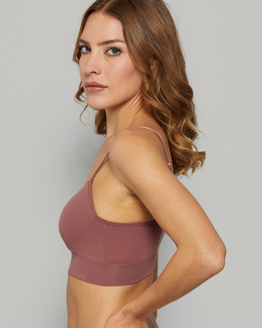 BARE LONGLINE NO WIRE BRA FIG / 10/12