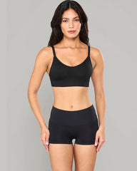 LA SENZA BARE ESSENTIALS MESH SUPPORT WIREFREE BLACK BRA BLACK / 8/10