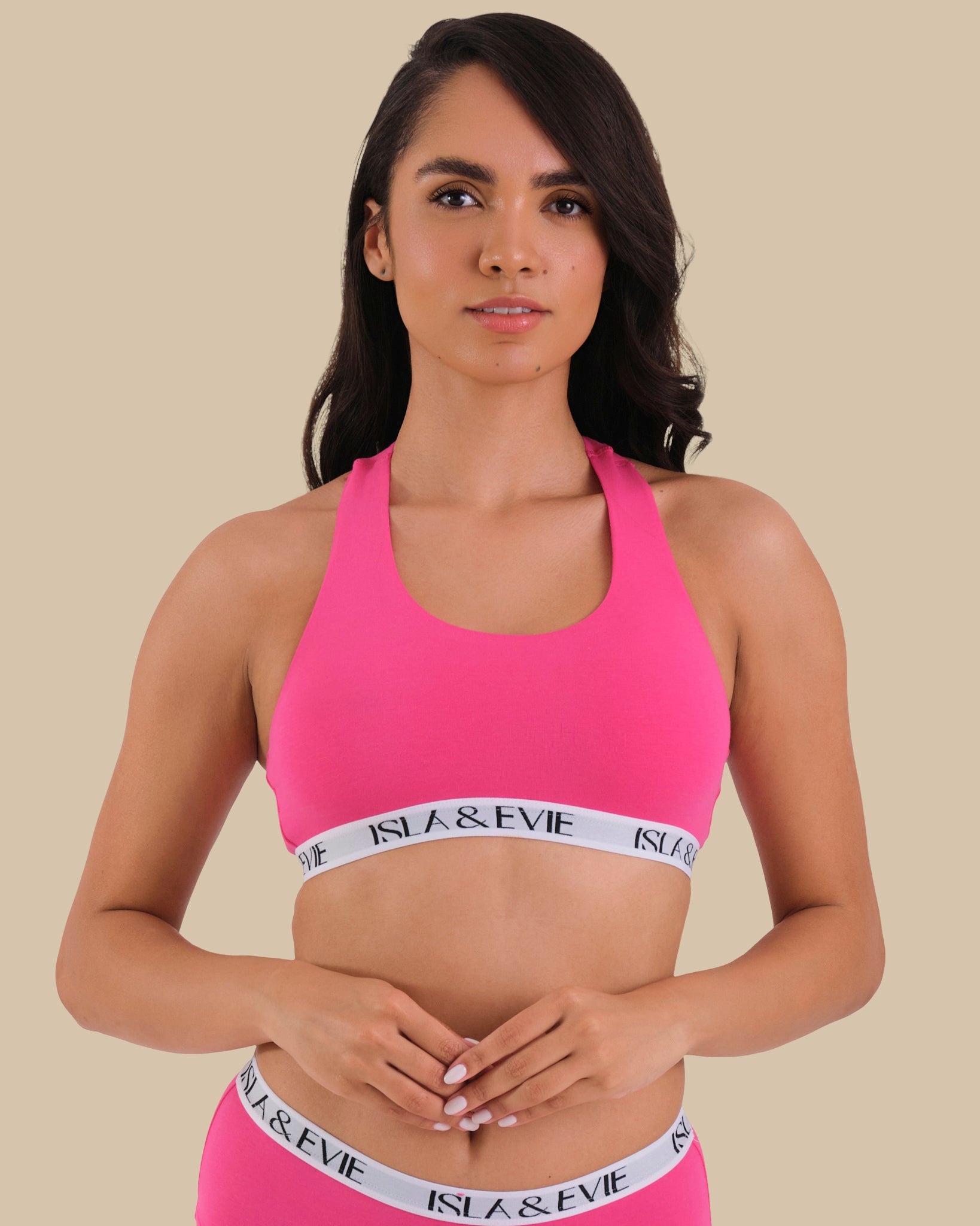 ISLA & EVIE CABARET PINK TRENDY BRA TOP CABARET PINK / S
