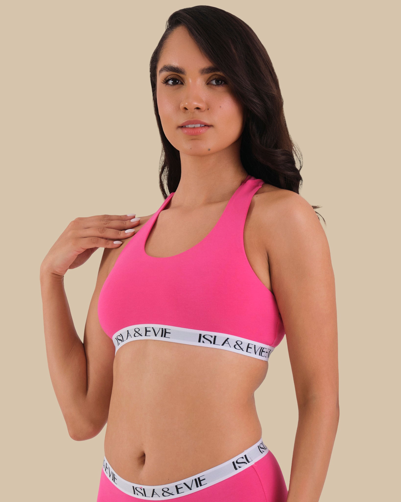 ISLA & EVIE CABARET PINK TRENDY BRA TOP CABARET PINK / S